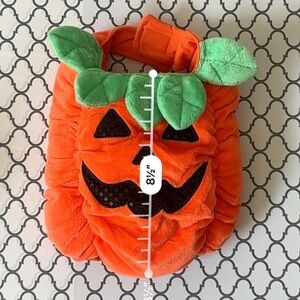 Pumpkin Costume for small dogs  - Orange and Green